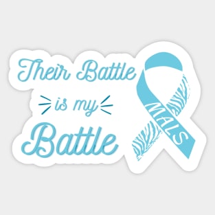 Their Battle is my Battle (Ribbon) Sticker